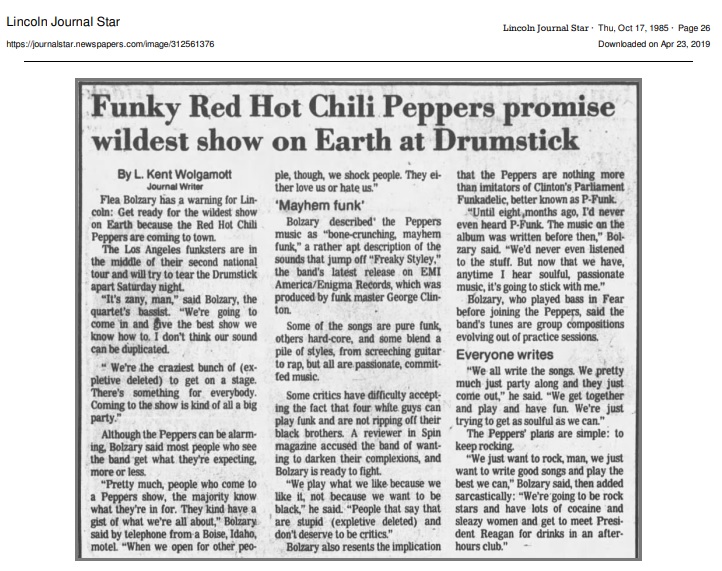 Red Hot Chili Peppers - Remember The Drumstick